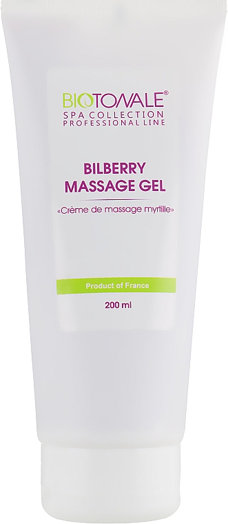 Żel do masażu z olejkiem jagodowym - Biotonale Bilberry Massage Gel — Zdjęcie N1