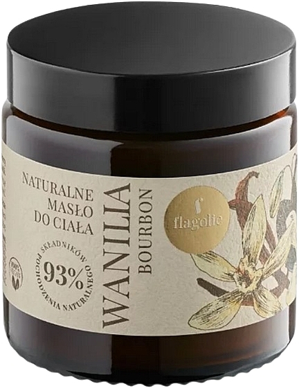 Naturalne masło do ciała Wanilia - Flagolie Natural Vanilla Body Butter — Zdjęcie N1