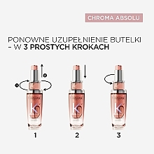 Olejek nabłyszczający do włosów - Kerastase Chroma Absolu Radiance Sublimating Oil Refillable — Zdjęcie N5