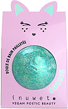 Kup Kula do kąpieli - Inuwet Bath Bomb Glitter Blackcurrent Turquoise