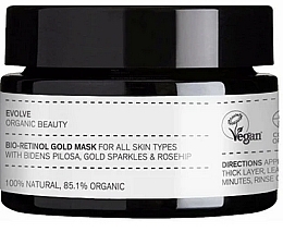 Kup Maska na twarz - Evolve Organic Beauty Masks Bio-Retinol Gold Mask