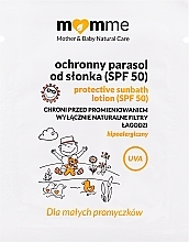 Krem przeciwsłoneczny dla dzieci - Momme Baby Natural Care Spf 50 (próbka) — Zdjęcie N1