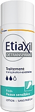 Balsam-antyperspirant do wrażliwej skóry rąk i stóp - Etiaxil Antiperspirant Treatment Sensitive Skin Lotion — Zdjęcie N2