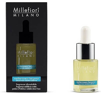 Koncentrat lampy zapachowej - Millefiori Milano Mediterranean Bergamot Fragrance Oil  — Zdjęcie N1