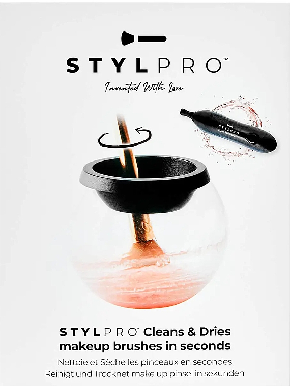 Środek do czyszczenia pędzli do makijażu - Stylideas Stylpro Cleans & Dries Makeup Brushes In Seconds — Zdjęcie N1