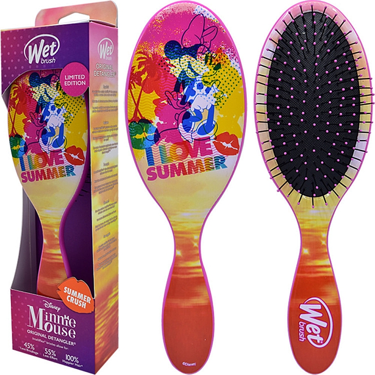 Szczotka do włosów - Wet Brush Disney Summer Crush I Love Summer — Zdjęcie N1