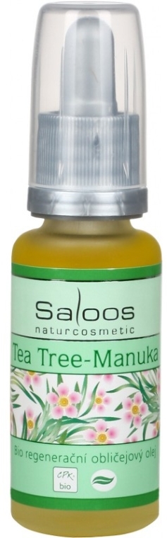 Regenerujący olejek do twarzy Drzewo herbaciane i miód manuka - Saloos Regenerating Face Oil — Zdjęcie N1
