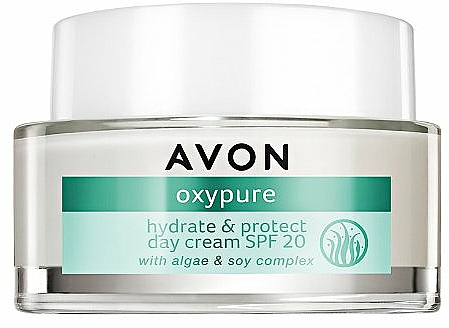 Nawilżająco-ochronny krem do twarzy na dzień SPF 20 - Avon Oxypure Day Cream — Zdjęcie N1