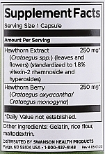 Ekstrakt z głogu, 250 mg - Swanson Hawthorn Extract — Zdjęcie N3