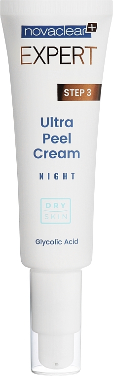 Krem peelingujący do skóry suchej, na noc - Novaclear Expert Step 3 Ultra Pell Cream Night Dry Skin — Zdjęcie N1