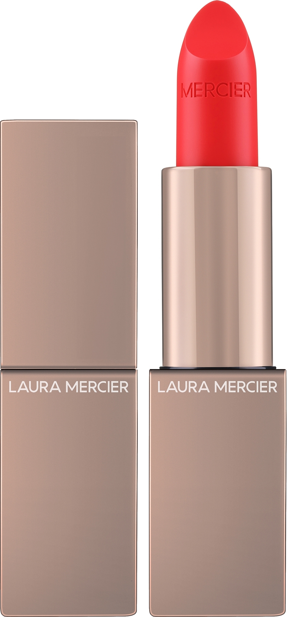 Kremowa pomadka do ust - Laura Mercier Rouge Essentiel Silky Crème Lipstick — Zdjęcie Coral Vif