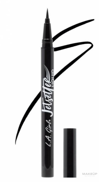 Eyeliner w płynie - L.A. Girl Jetsetter Liquid Eyeliner — Zdjęcie GLE657 - Black