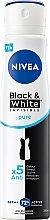 Духи, Парфюмерия, косметика Antyperspirant w sprayu - NIVEA Black & White Invisible Pure