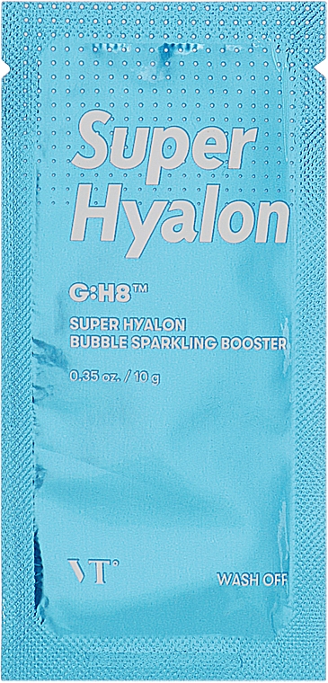 Bąbelkowa maska do twarzy - VT Cosmetics Super Hyalon Bubble Sparkling Booster — Zdjęcie N1