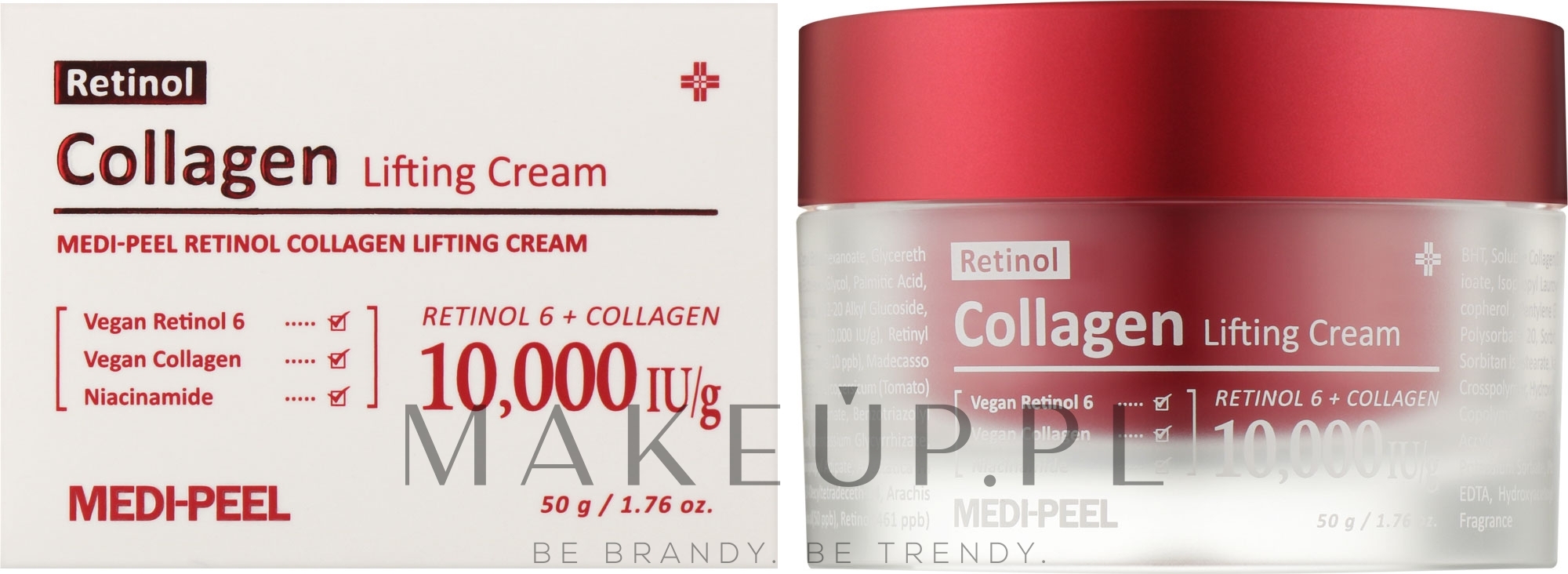 Krem podwójnie liftingujący z retinolem i kolagenem - MEDIPEEL Retinol Collagen Lifting Cream — Zdjęcie 50 ml