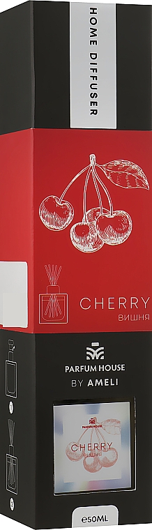 Dyfuzor zapachowy Wiśnia - Parfum House by Ameli Homme Diffuser Cherry — Zdjęcie N1