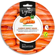 Kup Maseczka do tłustej skóry twarzy - IDC Institute Carrot Sheet Mask 