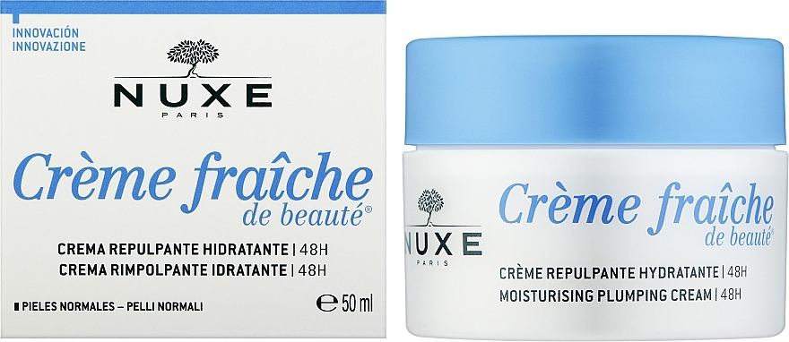 Krem nawilżający do skóry normalnej - Nuxe Creme Fraiche De Beaute Moisturising Plumping Cream 48H — Zdjęcie N2