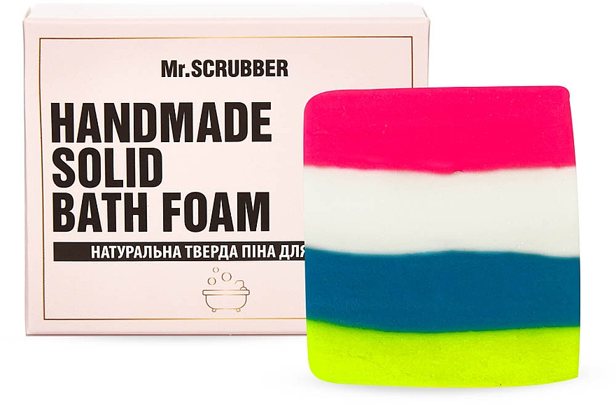 Kula do kąpieli - Mr.Scrubber Solid Bath Foam Bubbles Gum — Zdjęcie N1