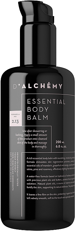 Esencjonalny balsam do ciała - D'Alchemy Essential Body Balm — Zdjęcie N1