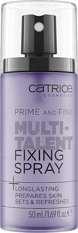 Utrwalacz w sprayu do makijażu - Catrice Prime And Fine Multitalent Fixing Spray