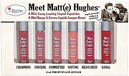 Kup Zestaw matowych mini-pomadek do ust (lipstick 6 x 1,2 ml) - theBalm Meet Matt(e) Hughes 6 mini Liquid Lipsticks
