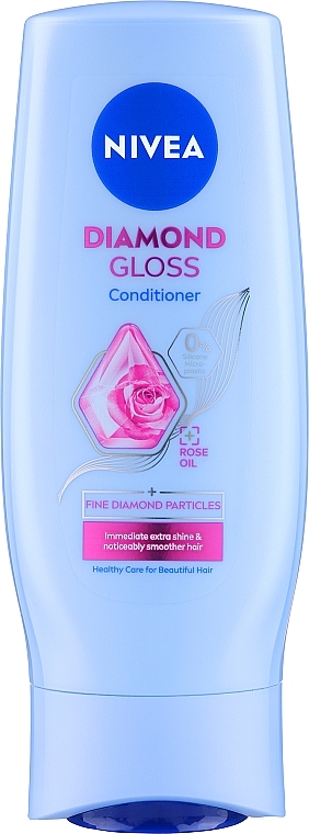 Odżywka nadająca blask do włosów matowych i pozbawionych blasku - NIVEA Hair Care Diamond Gloss