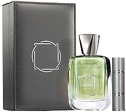 Jul et Mad Terrasse A St-Germain Leather Case - Zestaw (perfume/50ml + perfume/mini/7ml) — Zdjęcie N1