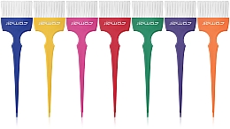 Zestaw pędzli do koloryzacji włosów Rainbow, szerokie - Comair — Zdjęcie N1