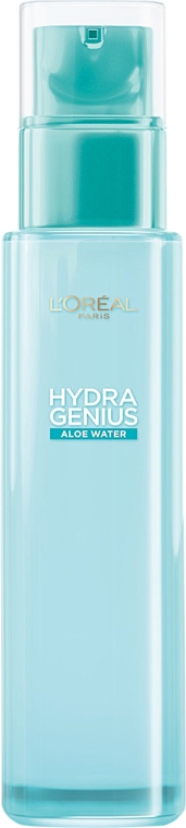 L'Oreal Paris Hydra Genius Aloe Water - Płynna pielęgnacja nawilżająca do skóry suchej i wrażliwej Woda aloesowa + kwas hialuronowy — Zdjęcie N2