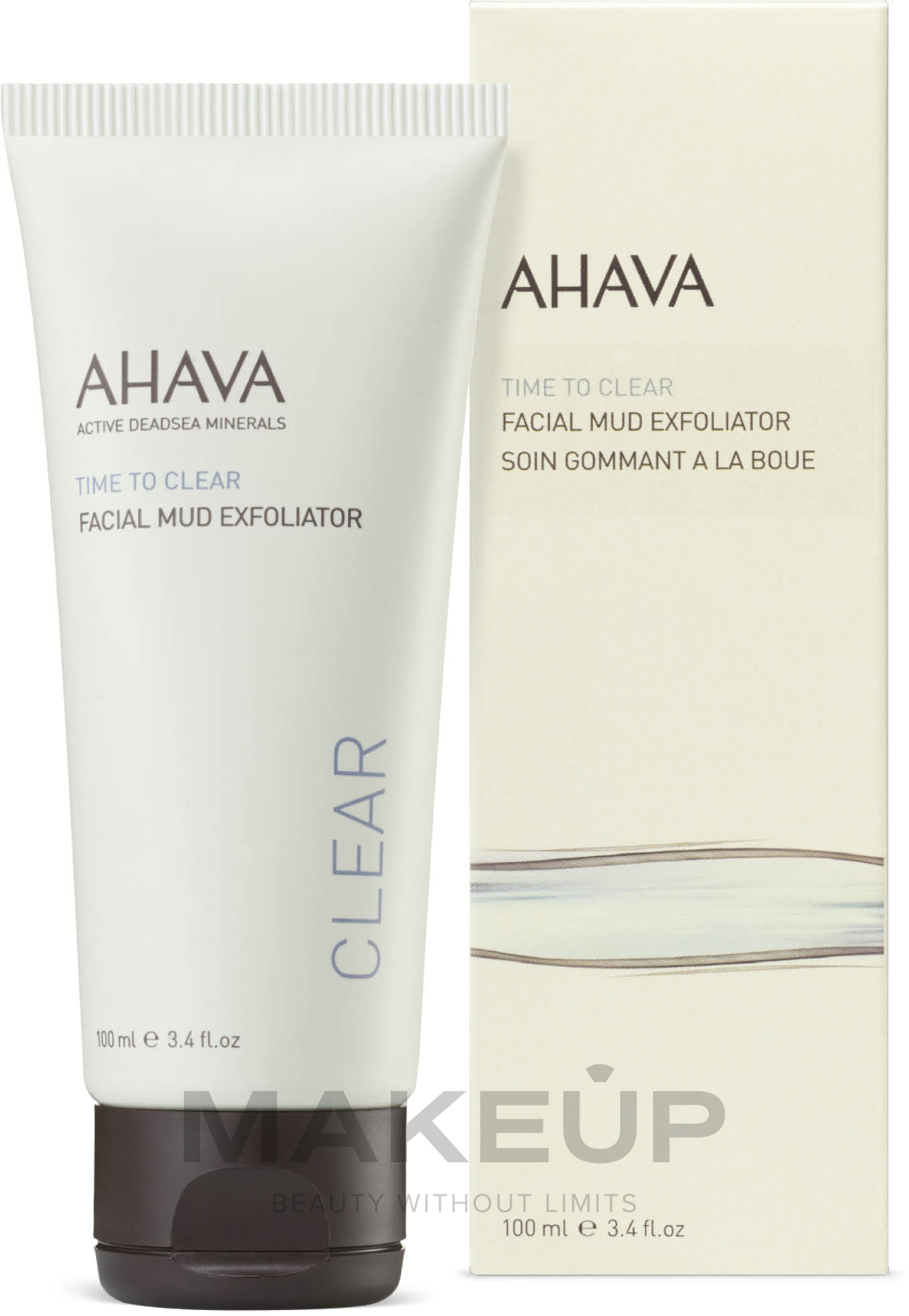 Złuszczające błoto do twarzy - Ahava Time To Clear Facial Mud Exfoliator — Zdjęcie 100 ml