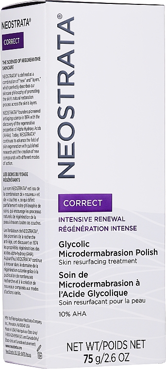 Wygładzający peeling do twarzy - Neostrata Correct Glycolic Microdermabrasion Polish — Zdjęcie N1