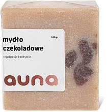 PRZECENA! Regenerująco-odżywcze mydło czekoladowe w kostce - Auna Chocolate Soap * — Zdjęcie N3