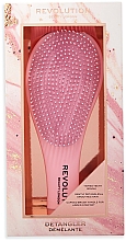 Szczotka do włosów, różowa - Makeup Revolution Detangle Me! Pink Detangling Hair Brush — Zdjęcie N2