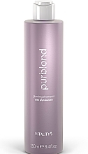 Kup PRZECENA! Nabłyszczający szampon do włosów blond - Vitality's Purblond Glowing Shampoo *
