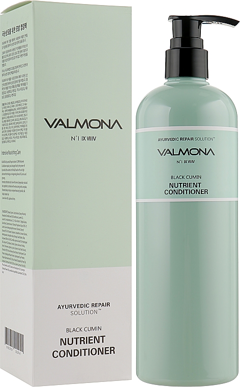 Ziołowa odżywka do włosów - Valmona Ayurvedic Repair Solution Black Cumin Nutrient Conditioner — Zdjęcie N4