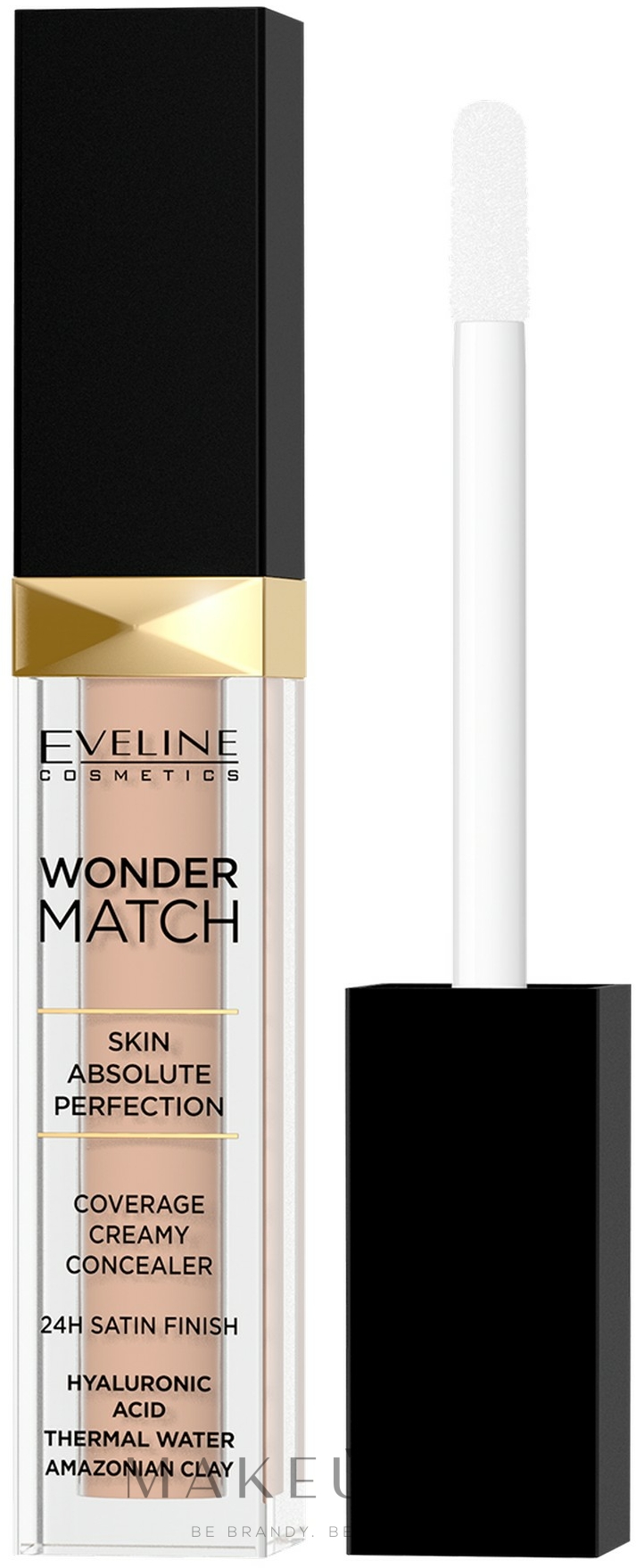 Korektor kryjący do twarzy - Eveline Cosmetics Wonder Match — Zdjęcie 15 - Natural