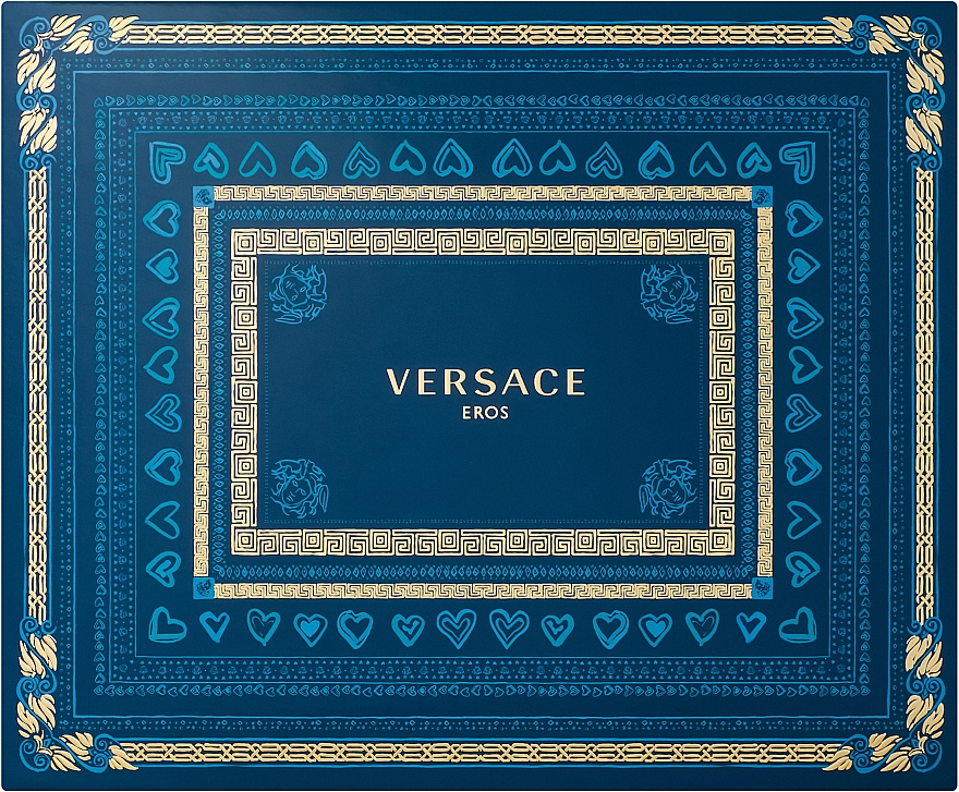 Versace Eros - Zestaw (edt 50 ml + sh/gel 50 ml + ash/balm 50 ml) — Zdjęcie N1