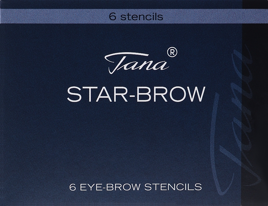 Szablony do stylizacji brwi - Tana Cosmetics Star Brow — Zdjęcie N1