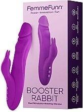 Wibrator z podwójną stymulacją, fioletowy - Femme Funn Booster Rabbit  — Zdjęcie N3