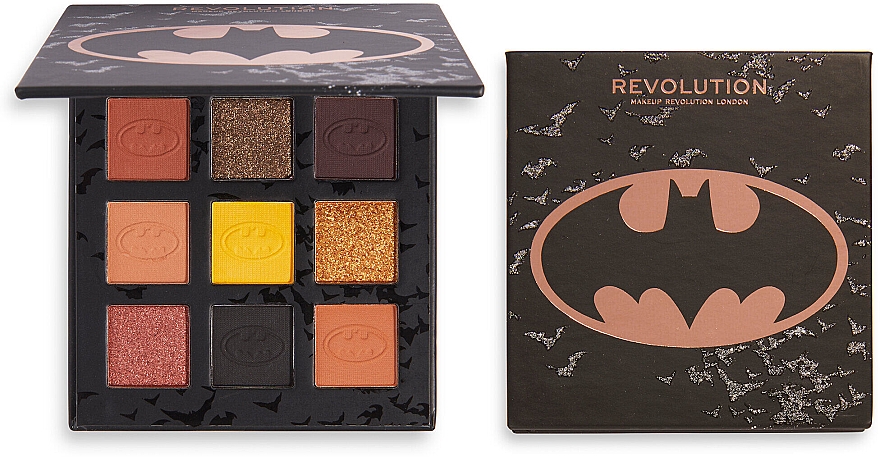 Paleta cieni do powiek - Makeup Revolution X Batman I Am The Batman Eyeshadow Palette — Zdjęcie N1