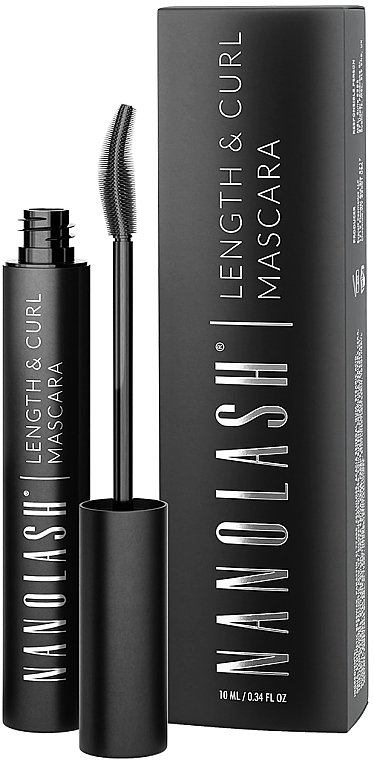 Wydłużający i podkręcający tusz do rzęs - Nanolash Length & Curl Mascara — Zdjęcie N1