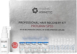 Kup Zestaw do odbudowy włosów, 6 produktów - Pharma Hermetic Program Sp55 Professional Hair Recovery Set