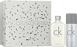 Calvin Klein CK One - Zestaw (edt 100 ml + deo 150 ml) — Zdjęcie N1
