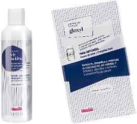 Zestaw przeciw wypadaniu włosów - Glossco Gloxil Pack (sh/250ml + ampl/hair/12x6ml) — Zdjęcie N1