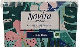 Kup Patyczki kosmetyczne w pudełku - Novita Delikate Cosmetic Cotton Buds Deco-box