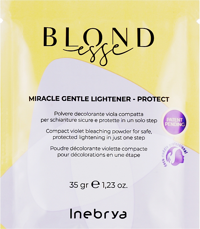Puder rozjaśniający - Inebrya Blondesse Purple Bleaching Powder Compact