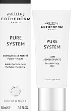 Krem seboregulujący do twarzy - Institut Esthederm Pure System Pure Control Care — Zdjęcie N2