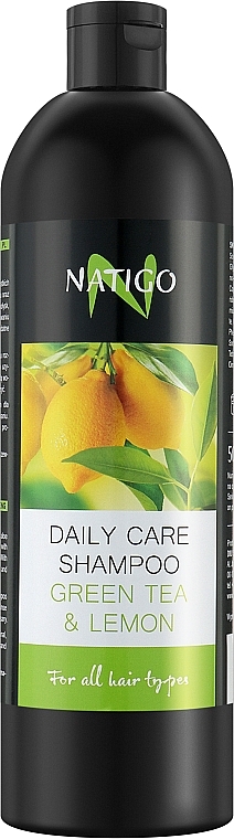 Szampon do włosów Zielona herbata i cytryna - Natigo Everyday Shampoo — Zdjęcie N5