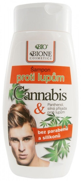 Szampon przeciwłupieżowy dla mężczyzn Konopie - Bione Cosmetics Cannabis Anti-Dandruff Shampoo For Men — Zdjęcie N1